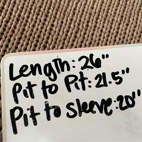 J.JILL XL Mocha Open Knit V Neck Long Sleeve Sweater 100% Cotton - Picture 7 of 7